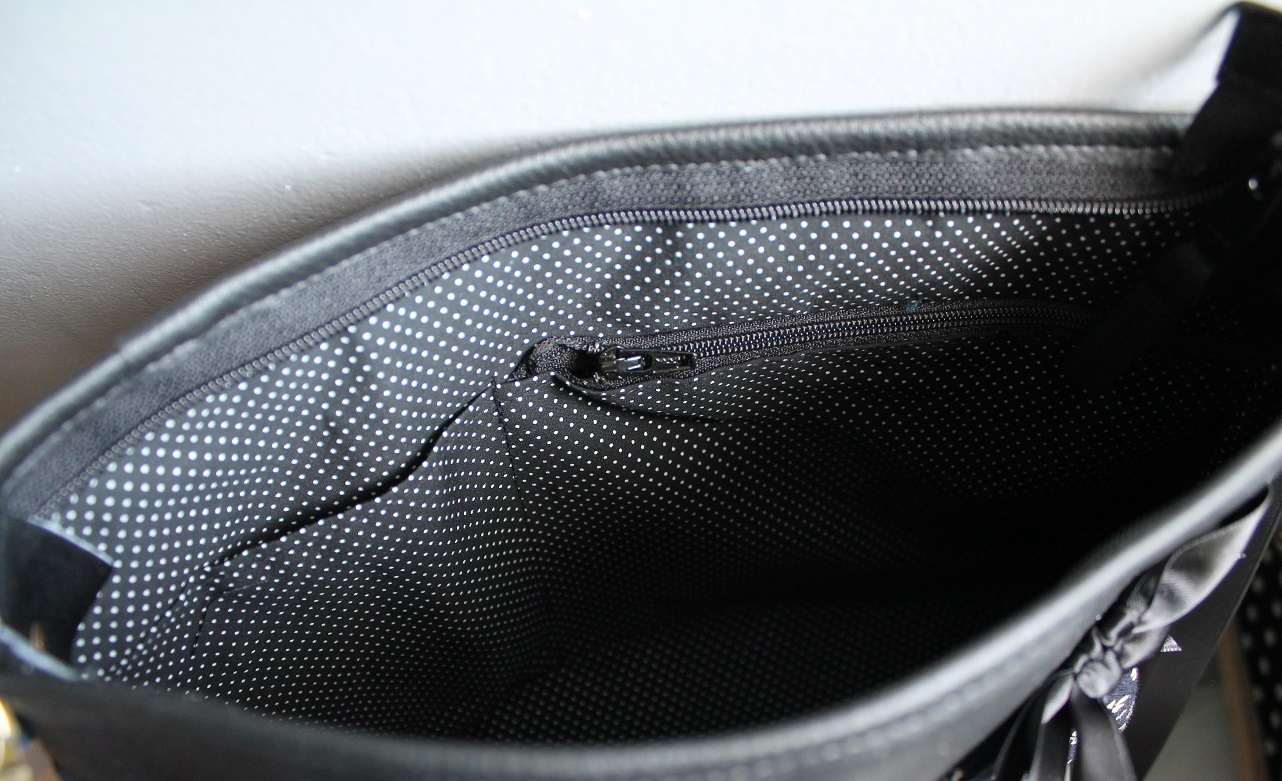 Crossbody - Shoulder bag - Akina turquoise - black faux leather